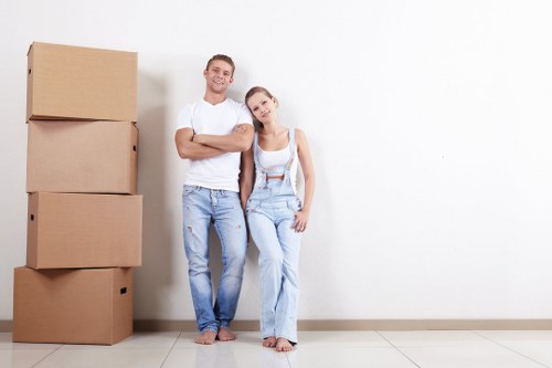 Professional packing and unpacking support for a home move in Colliers Wood