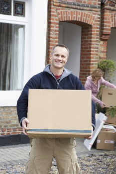 Man and van removal service in Colliers Wood near residential flats