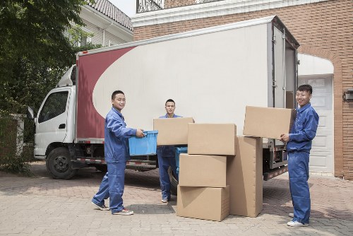 Office removals planning in Colliers Wood with moving equipment
