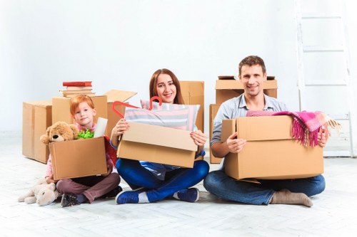 Household removals support for a Colliers Wood flat or home