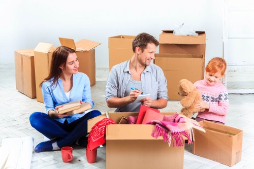 Commercial removals planning for a local Colliers Wood business