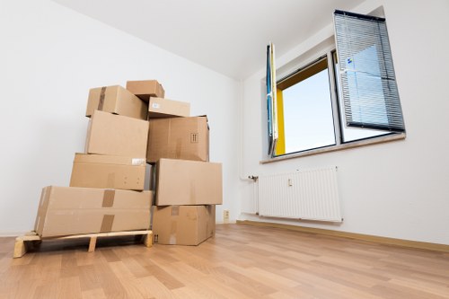 PPE and safe lifting practices used by moving staff