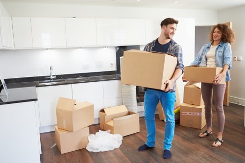Local van service handling household items and boxes