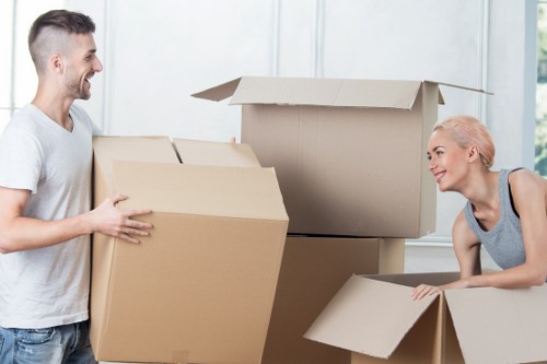 Local moving van serving Colliers Wood homes and businesses