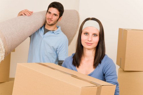 Safety checks during unloading at a property