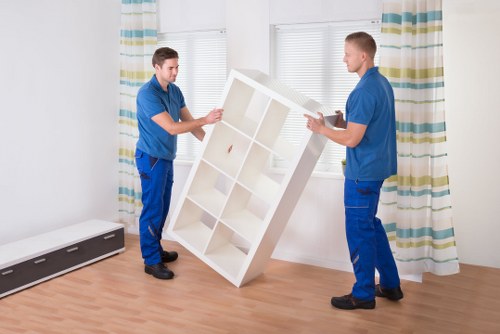 Furniture loading by a man and van team for a flat or house move in Colliers Wood