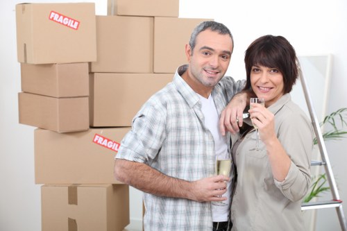 Man and van service helping with a small move and furniture delivery in Colliers Wood